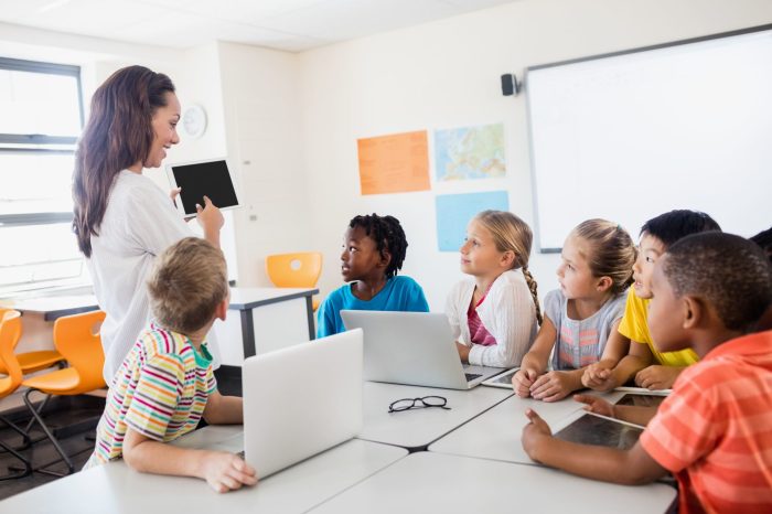 Technology classroom incorporating use